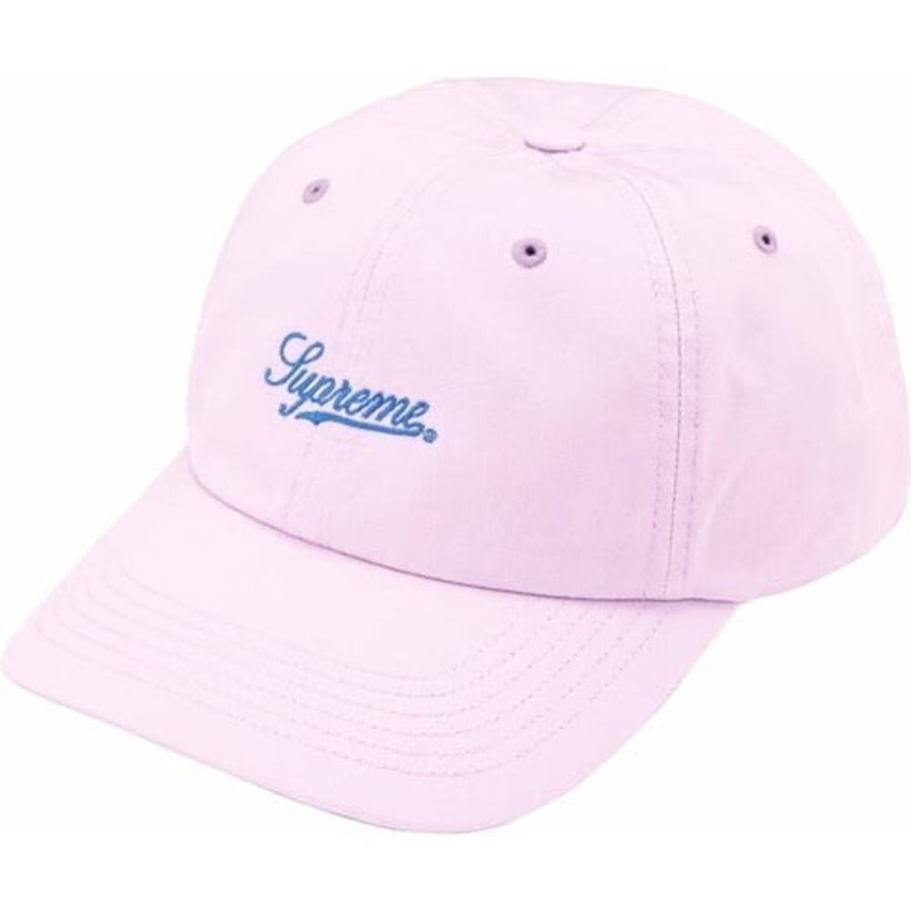 Supreme Bleached Chino Pink 6 Panel Hat New!